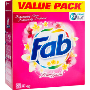 WasP - Fab Washing Powder 4kg Frangipani