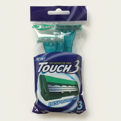 Touch3 Razor Disposable 3pk