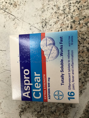 MedT - Aspro Clear 16’s