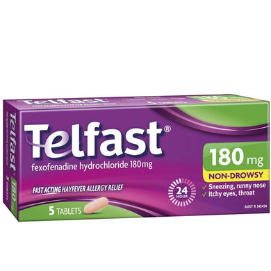 MedT - Telfast 180g 5 tablet green