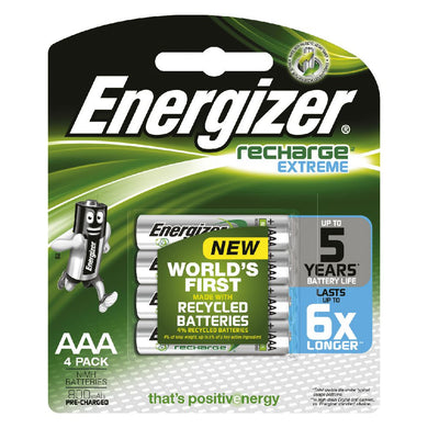 Batt - Energizer Recharge AAA4s