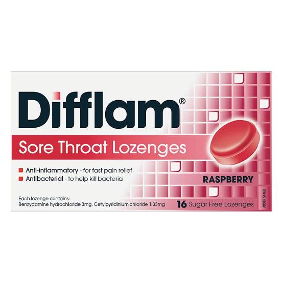 LOZ - Difflam plus 16 lozenges Wild Berry