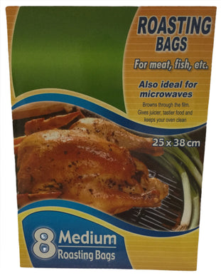 Bake - Roasting Bags 8s Medium 25x38cm oven bags