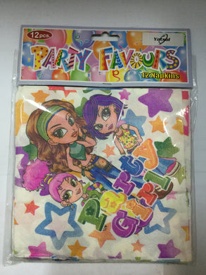 ParA- Napkins Fairy/Party Girl 12s