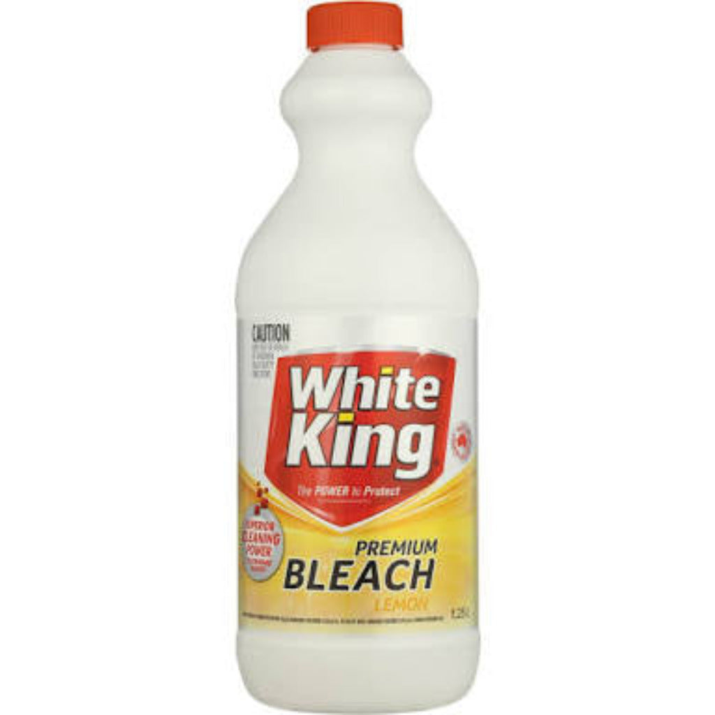 White King Bleach 1.25L Lemon