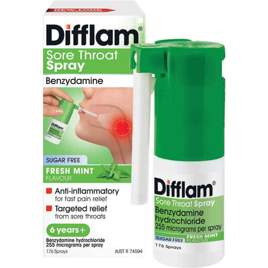 MedS - Difflam sore throat spray 88 spray Mint