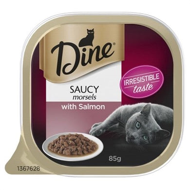 CatF - Dine Cat food slices salmon 100g