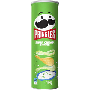 Sna - Pringles Sour Cream and Onion 134g x 12 box