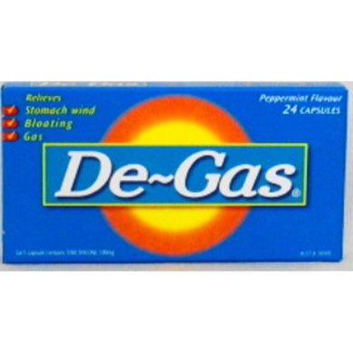 MedT - De-Gas PepMint 24 Capsules