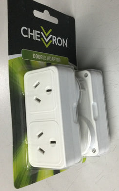 Electrical Adaptor Double 2 pck