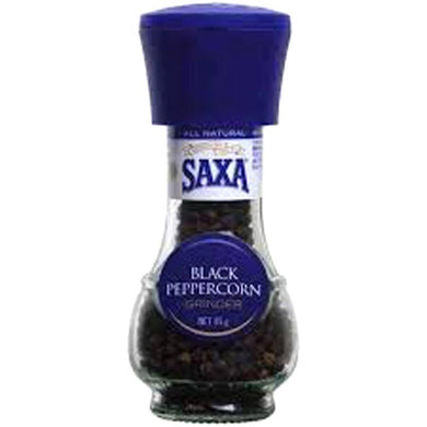 Salt - Saxa Black Pepper 45g Grinder