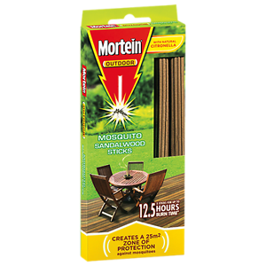 Mortein Outdour Sticks x5 SandalwoodWood