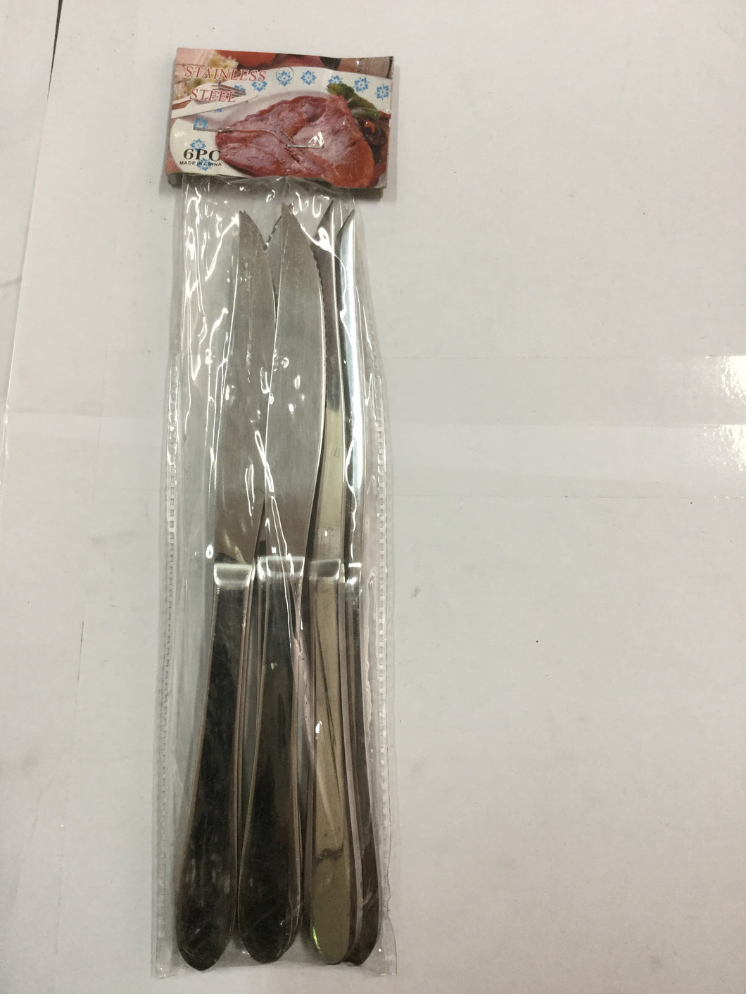 Stainless Steel Steak Knives 6s