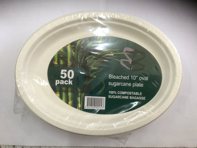 PapP - Paper Plates Oval 10” 50s