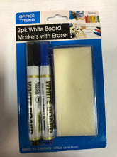 Load image into Gallery viewer, White Board Markers 2s Eraser