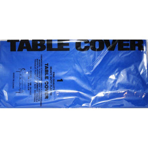 Table Cover Plst 137x274cm Blu