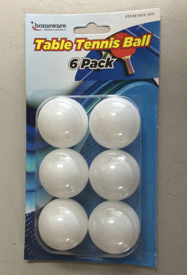 Table Tennis Ball 6pk