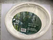 Load image into Gallery viewer, PapP - Paper Plates Oval 12.5” 50s