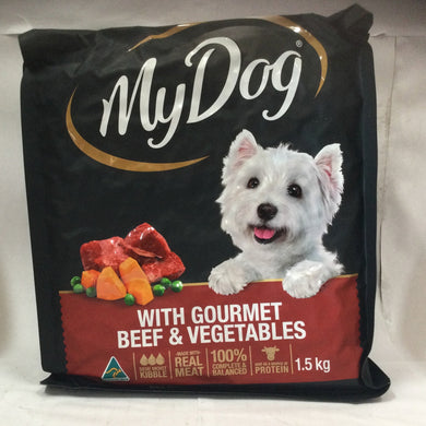 DoFo - MyDog Dry Food 1.5kg Beef & Veges