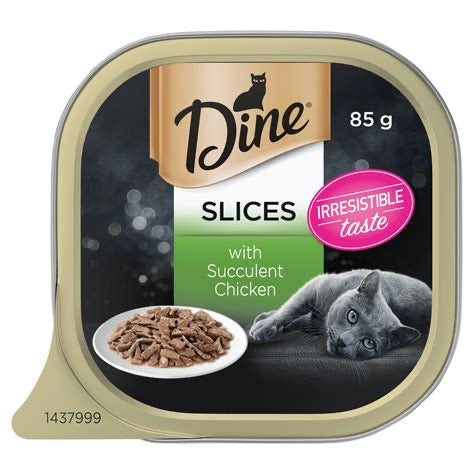 Dine Cat food Kitten with chicken 100g
